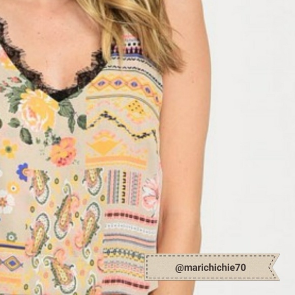 Les Amis Sleeveless Printed Romper - Picture 2 of 3